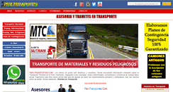 Desktop Screenshot of perutransportes.com